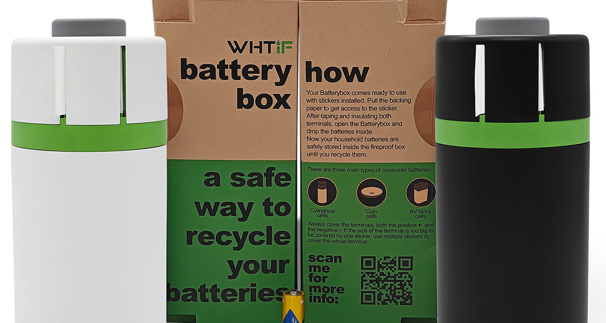 Nyhet! Batteriboks m/integrert tapedispenser Nyhet! Batteriboks m/integrert tapedispenser